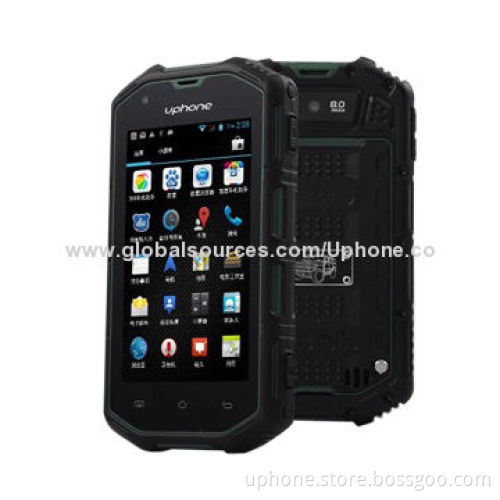 3G waterproof mobile phone, 4G+512MB, 0.3+5.0MP camera, 5" IPS touchscreenNew